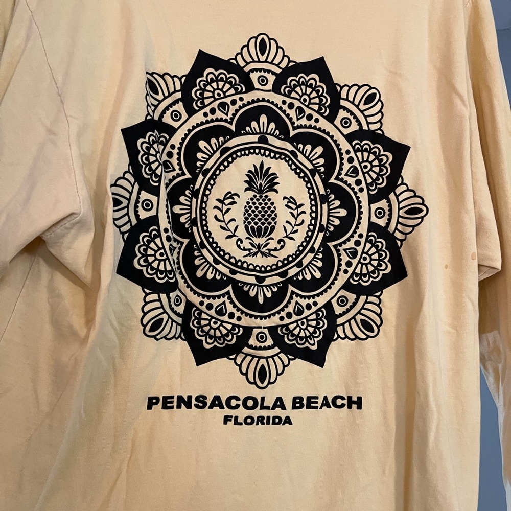 Yellow Long Sleeve “Pensacola Beach, FL” Shirt